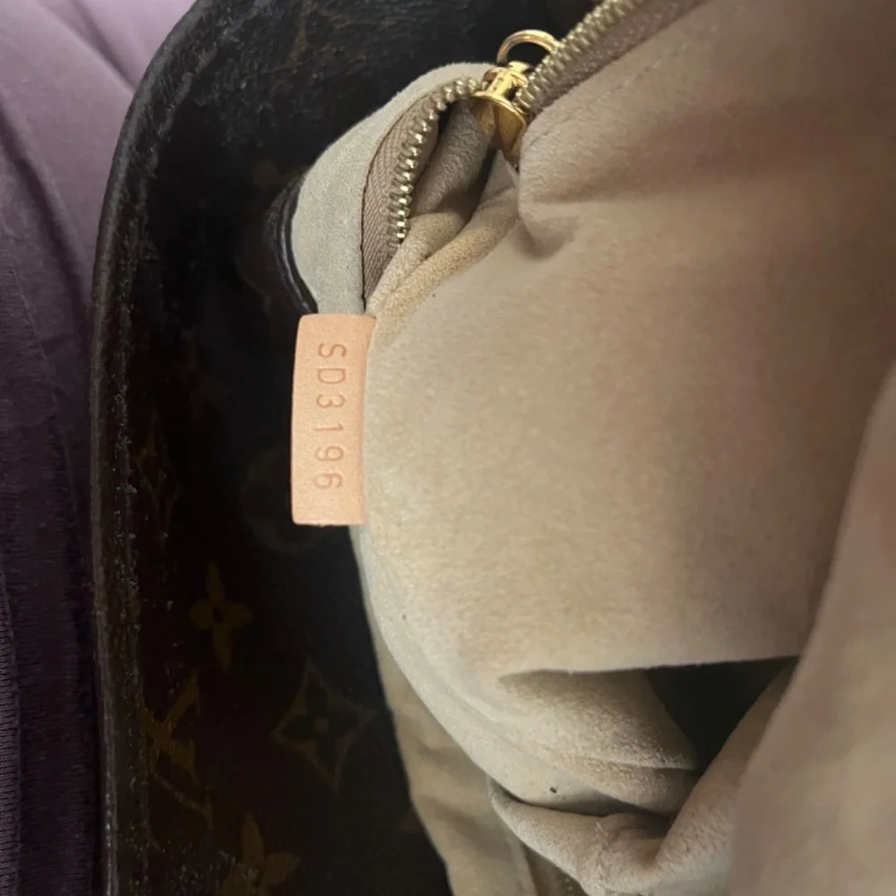 Louis Vuitton Brown Monogram Canvas Shoulder Bag  Bag only  No wallet